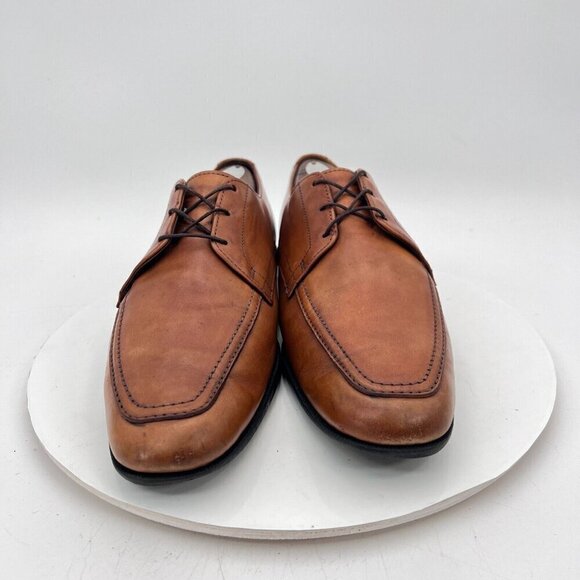 Allen Edmonds Tribeca Men Size 9D Brown Walnut Leather Derby Dress Shoes - Picture 3 of 16